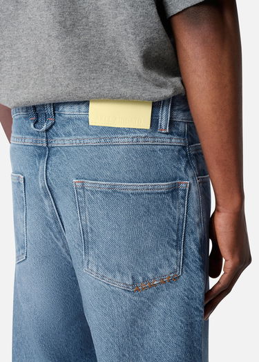 Džínsy AXEL ARIGATO Relaxed Fit Twill Jeans Modrá | A3261001, 5