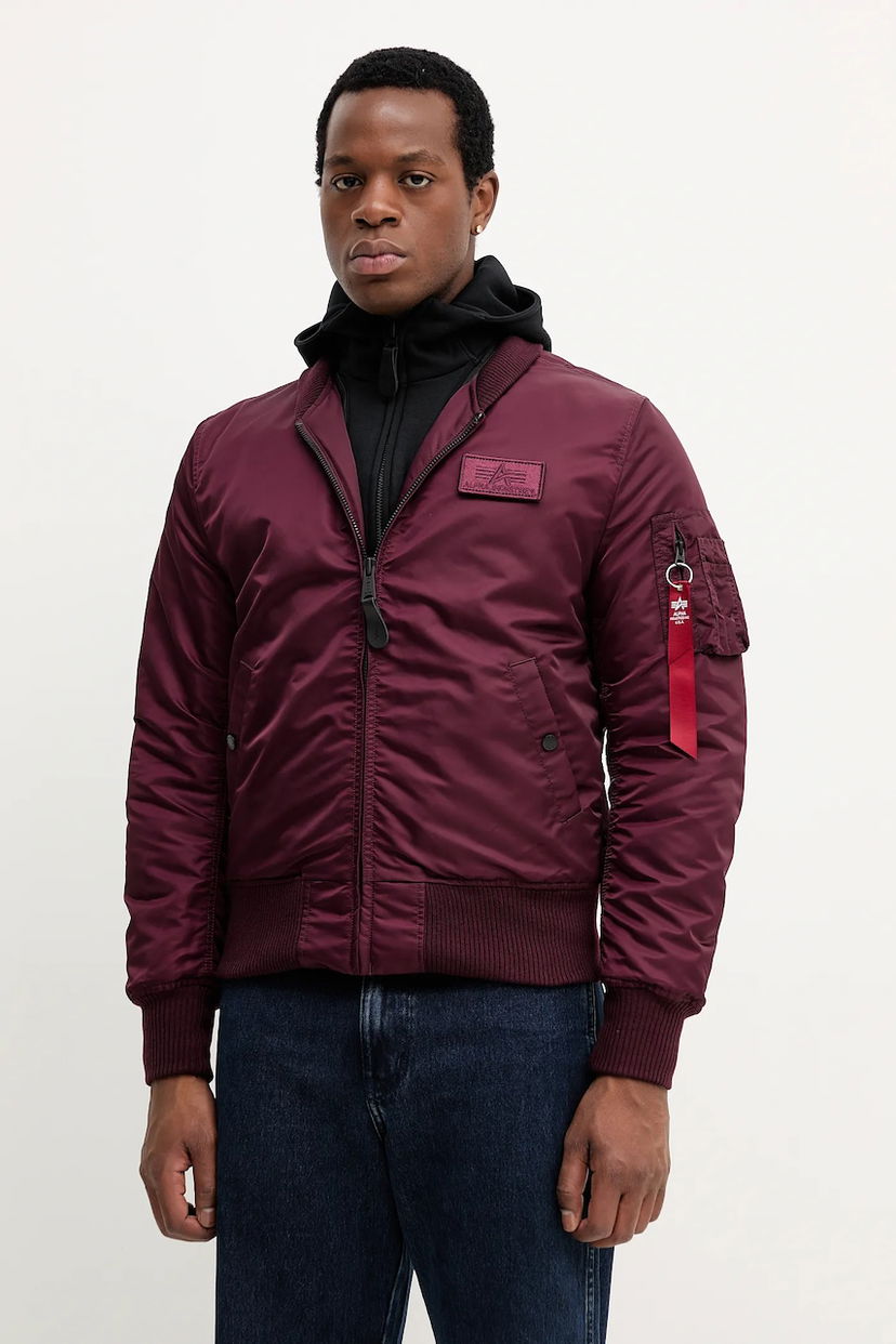 Bomber bunda Alpha Industries Winter Bomber Jacket Vínová | 183110.608