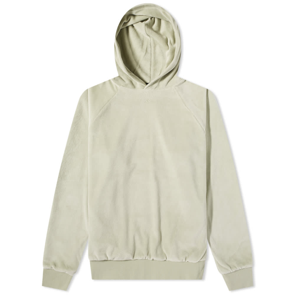 Mikina adidas Originals Basketball Velour Back Logo Hoody Zelené | IA3455, 0