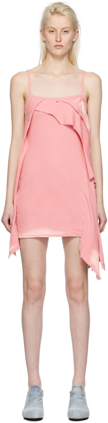 Šaty Diesel D-Malory Minidress Ružová | A12980 0KLAH, 0