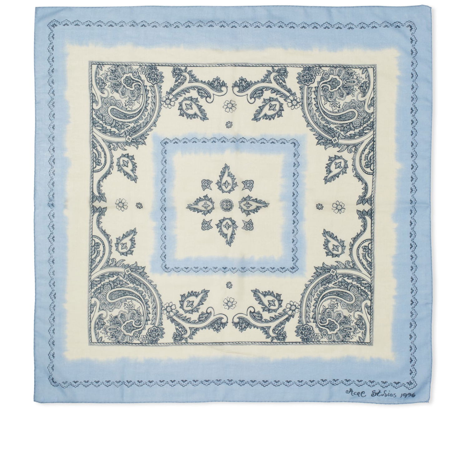 Šál Acne Studios Large Bandana Scarf Modrá | CA0303-DMC, 0