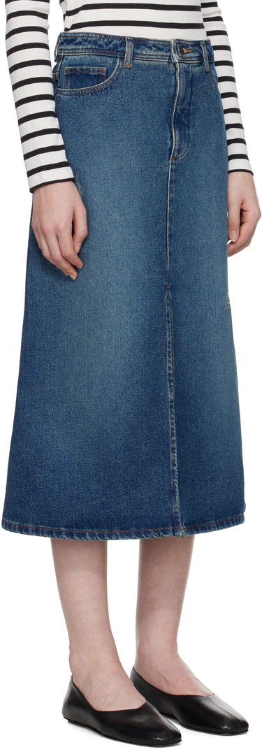 Sukňa A.P.C. Denim Midi Skirt Modrá | COHFC-F06423, 1