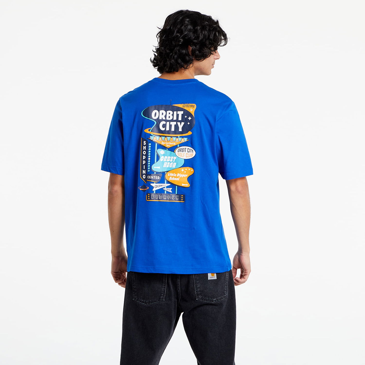 Tričko Reebok Fj Orbit City Ss Tee Modrá | HD5220, 1