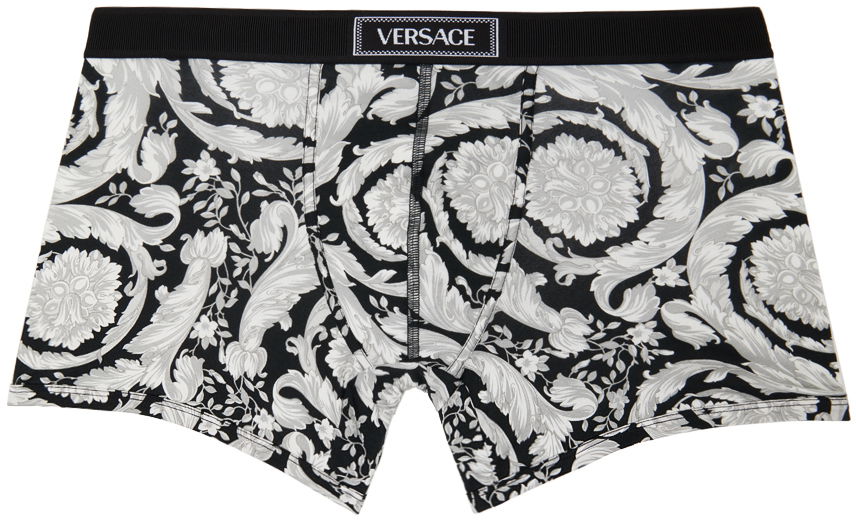 Boxerky Versace Versace Low-Rise Boxers Čierna | 1014037_1A11603, 0