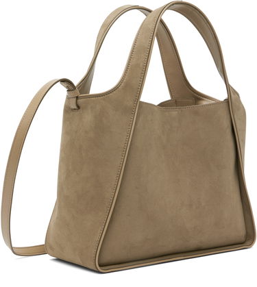 Tote bag Stella McCartney Stella McCartney Faux-Suede Logo & Piping Crossbody Tote Béžová | 513860WP0590, 2