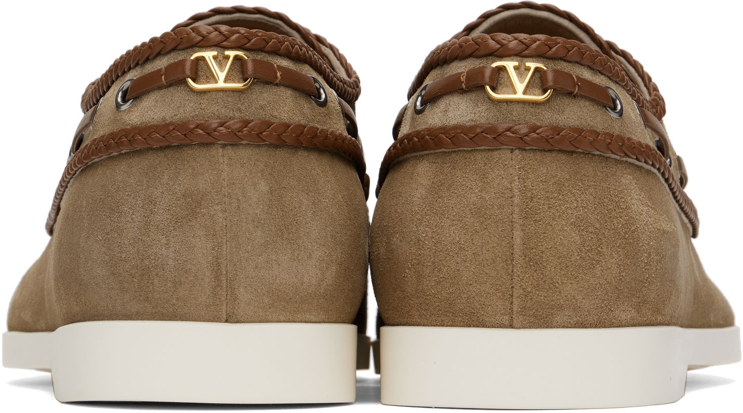Tenisky a topánky Valentino Valentino Garavani New Leisure Boat Shoes Béžová | 6Y2S0J38VNN, 1