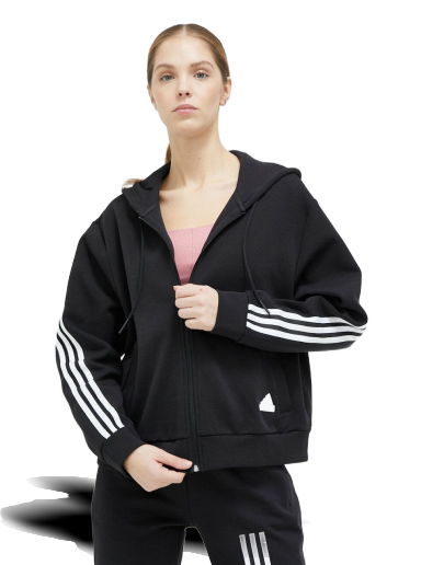 Mikina adidas Originals Future Icons 3-Stripes Full-Zip Čierna | HT4715