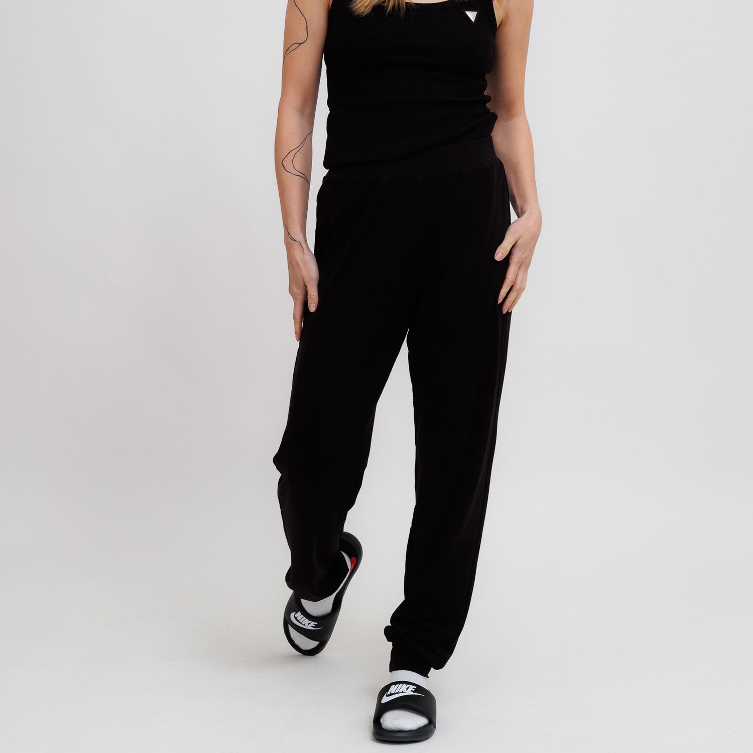 Tepláky GUESS Guess Lucia Joggers Čierna | O5GB05KCQP2-JBLK, 0