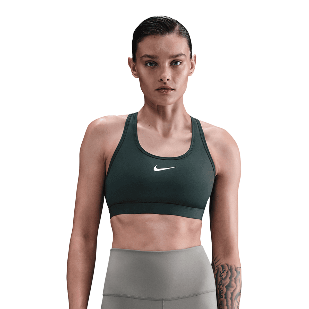 Podprsenka Nike Swoosh Medium Support Sports Bra Zelené | DX6821-390, 0