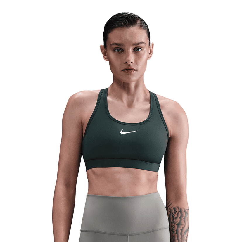 Podprsenka Nike Swoosh Medium Support Sports Bra Zelené | DX6821-390