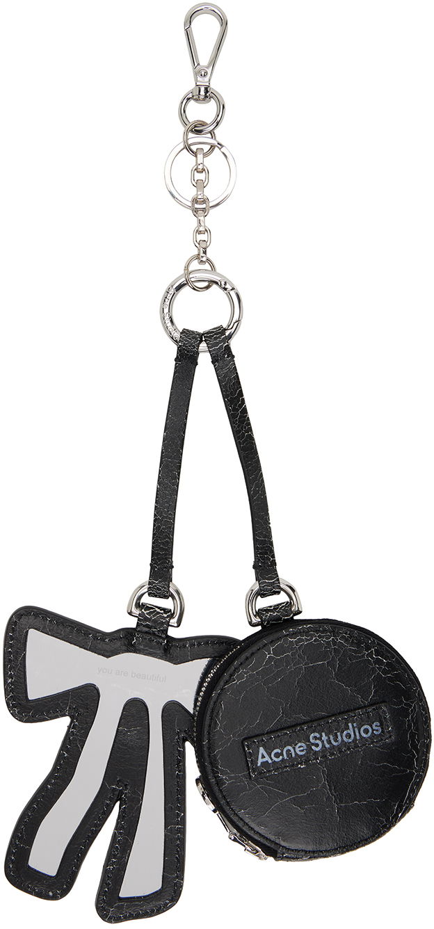 Peňaženka Acne Studios Bow Mirror Coin Pouch Čierna | CG0241-