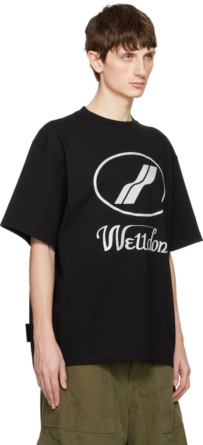 Tričko We11done Printed T-Shirt Čierna | WD-TP5-19-930-BK, 1