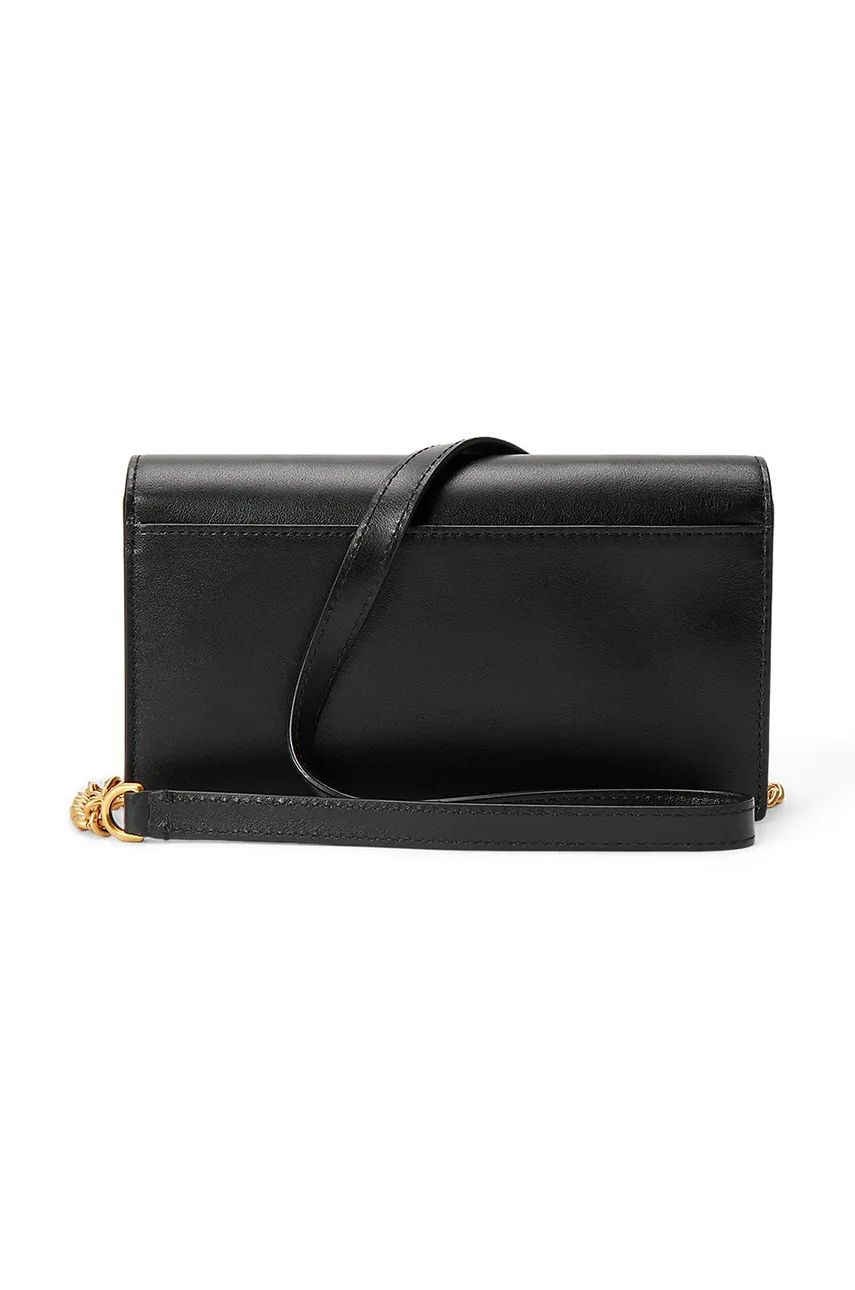 Peňaženka Polo by Ralph Lauren Leather Wallet On Chain Čierna | 427961946, 1