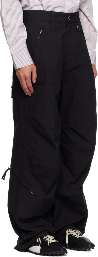 Nohavice WOOYOUNGMI WOOYOUNGMI Cotton Parachute Trousers Béžová | W251PT07, 4