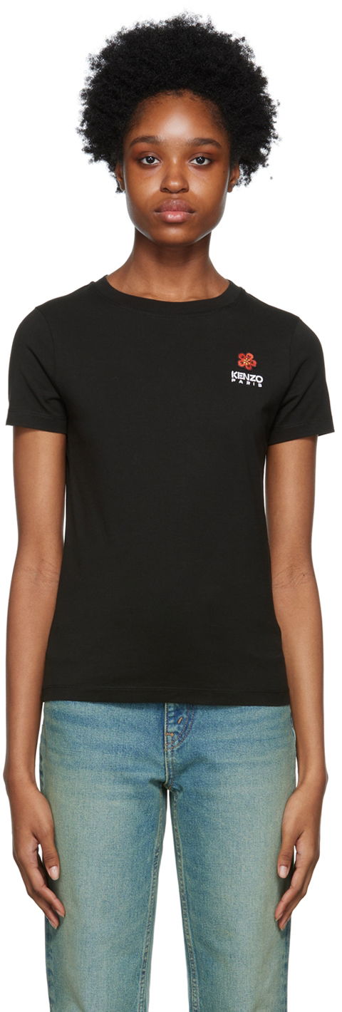 Tričko KENZO Paris Boke Flower Crest Čierna | FC62TS0124SO, 0