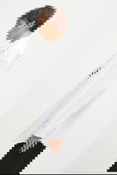 Košeľa WOOD WOOD Rofus Oversized Relaxed Print Shirt Biela | 12435315.1226, 1