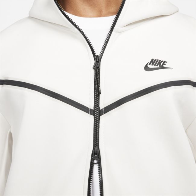 Mikina Nike Tech Fleece Full-Zip Hoodie Biela | CU4489-030, 1