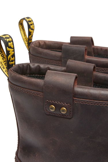 Tenisky a topánky Dr. Martens Anistone Lo Flat Heel Leather Boots Hnedá | DM31880201, 2