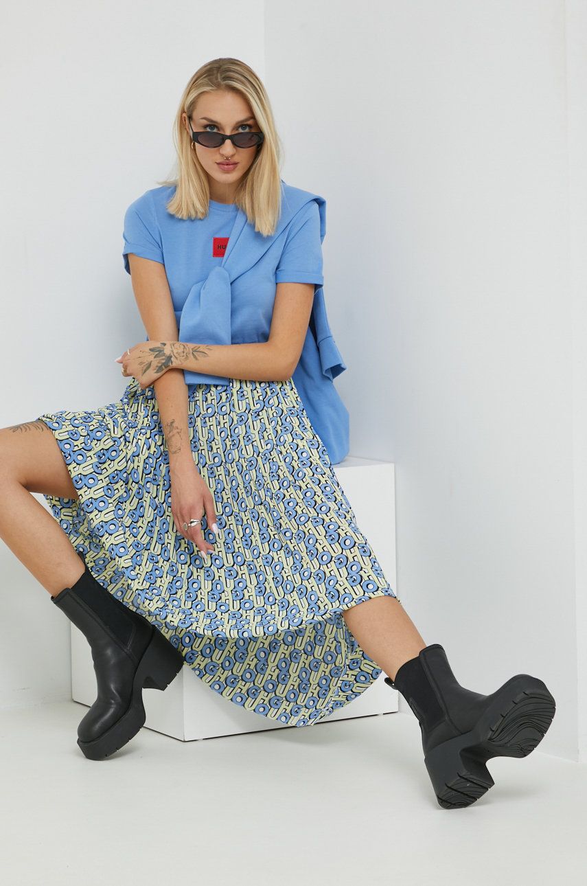 Sukňa BOSS Skirt Midi Rôznofarebný | 50473054, 0