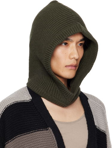 Klobúk Rick Owens Rick Owens Concordians Cashmere Knit Hood Zelené | RU02E1481 WSBR, 1