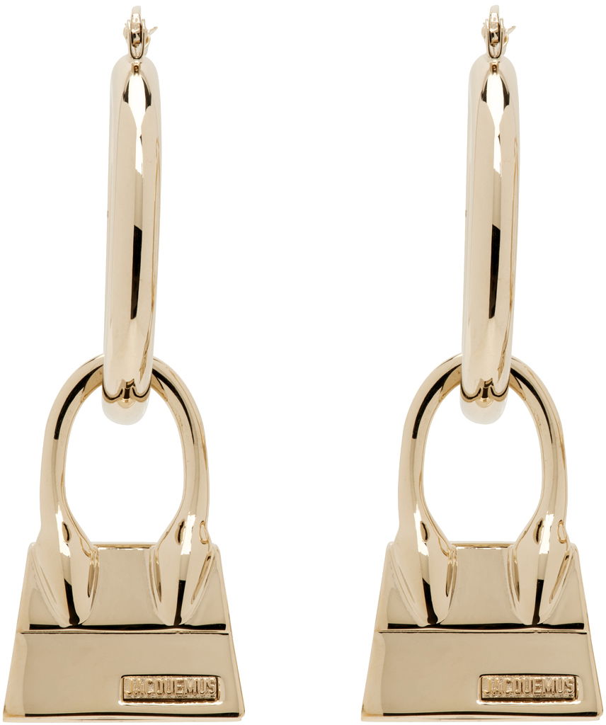 Náušnice Jacquemus Le Papier 'Les Creoles Chiquito' Earrings Béžová | 21H213JW001-5800, 0