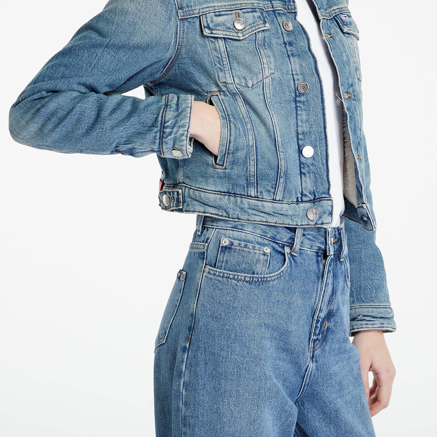 Bunda Tommy Hilfiger Tommy Jeans Izzie Slm Jacket Ted Navy | DW0DW16833 1A5, 1