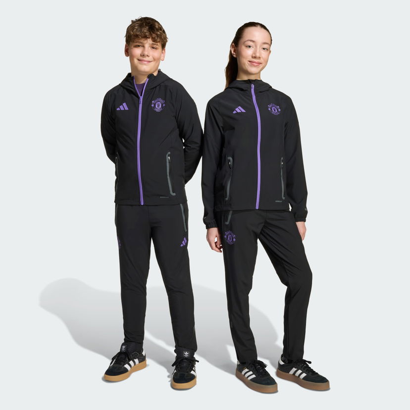 Súprava adidas Performance Manchester United Tiro 25 Competition Vis Tech Tracksuit Čierna | JV5354