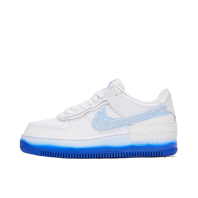 Tenisky a topánky Nike Air Force 1 Low Shadow Chenille Swoosh Blue Tint W Biela | FJ4567-100