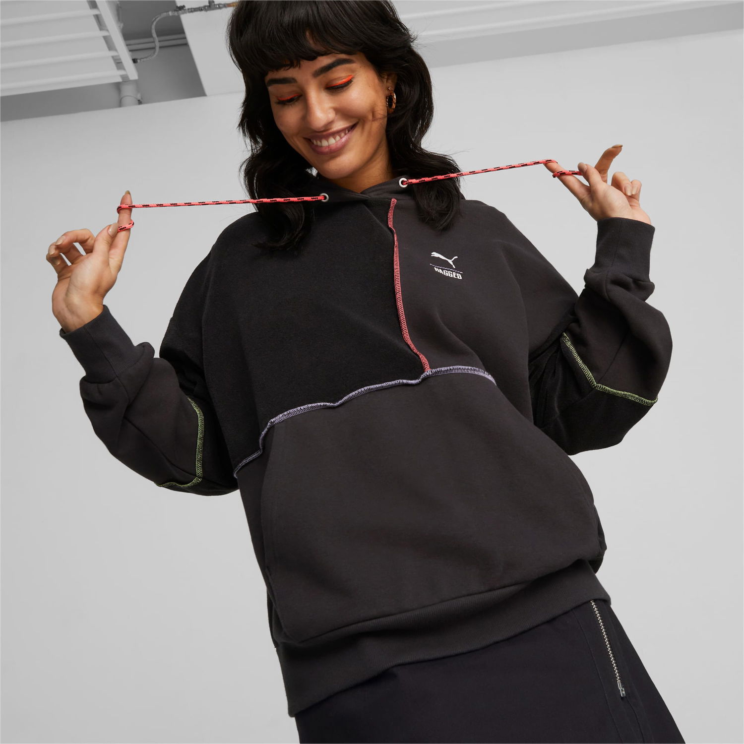 Mikina Puma X The Ragged Priest Hoodie Čierna | 539128_01, 1