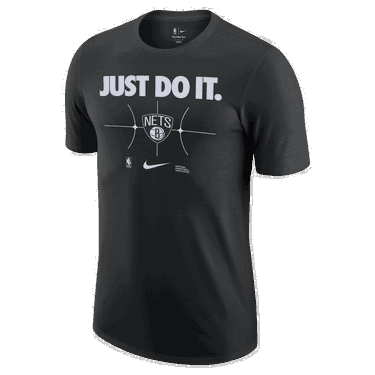 Tričko Nike NBA BROOKLYN NETS ESSENTIAL JUST DO IT T-SHIRT, black Čierna | FQ6265-010, 2