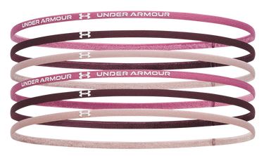 Doplnky Under Armour Mini Elastic 6PK Headbands Vínová | 1389933-659, 0