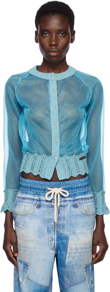 Sveter Andersson Bell Andersson Bell Sheer Knit Cardigan Modrá | atb1326w, 0