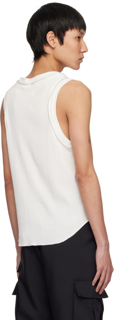 Tielko UNDERCOVER UNDERCOVER Ribbed Tank Top Biela | UC1E4803-1, 2
