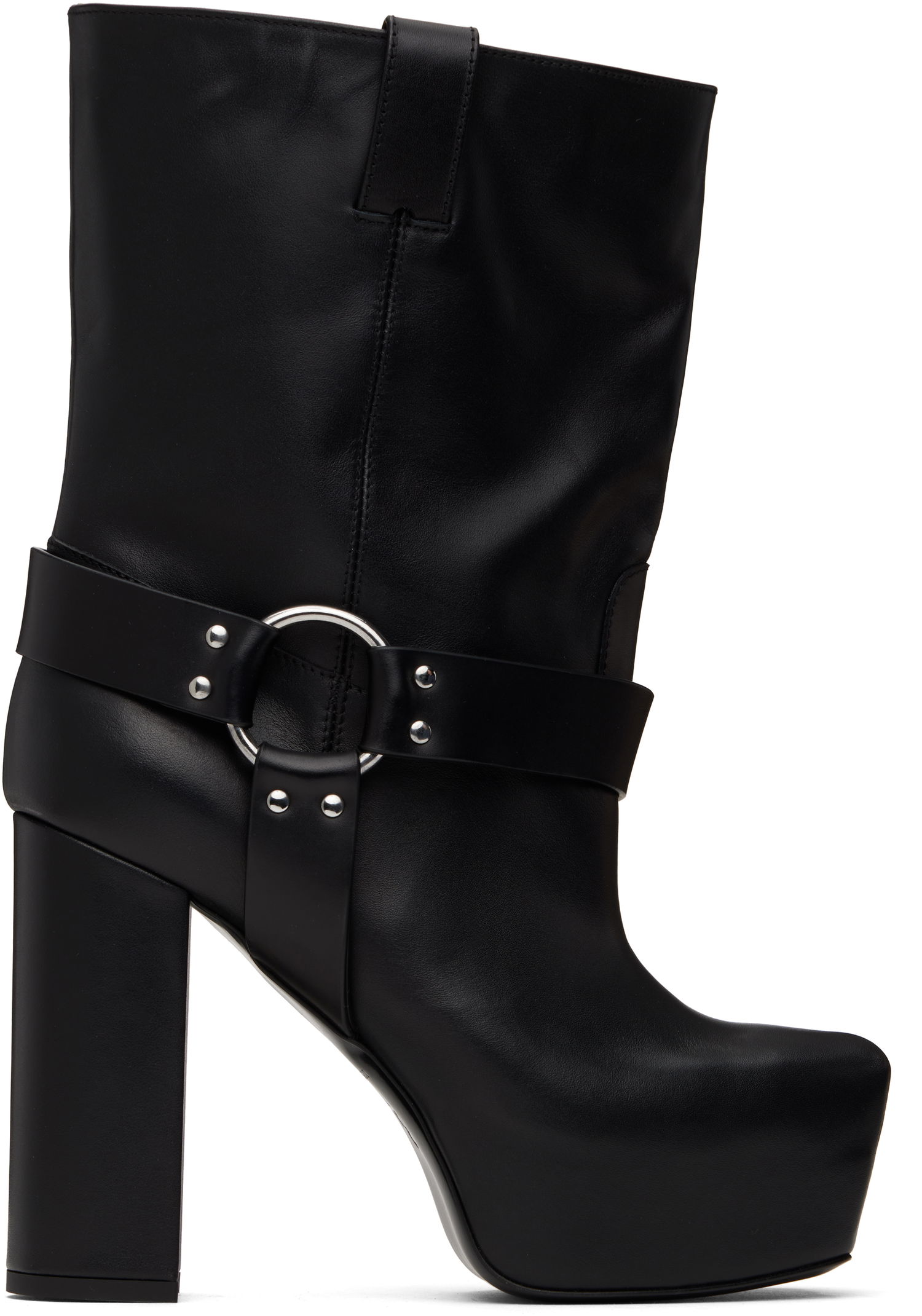 Oblečenie R13 R13 Sid Heeled Harness Boots Čierna | R13S115-S001A, 0