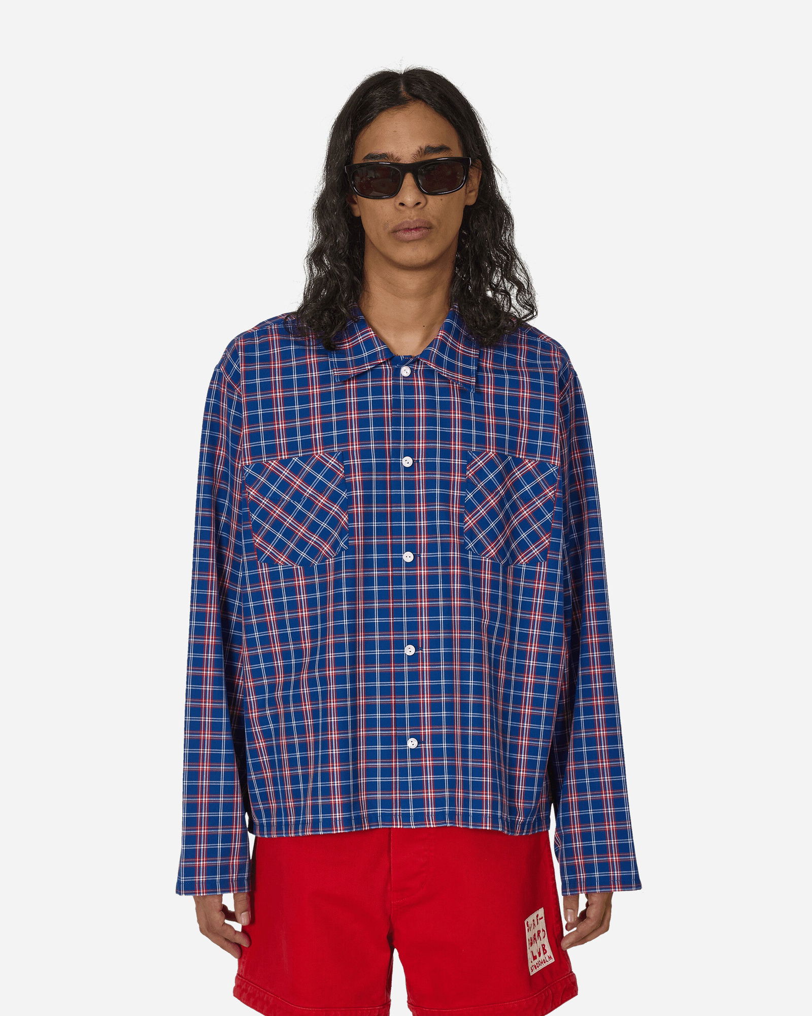 Club Overshirt Blue Check