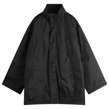 Parka Balenciaga Balenciaga Nylon Oxford Parka Jacket, Size Large Čierna | 814143-TOO04-1000, 0