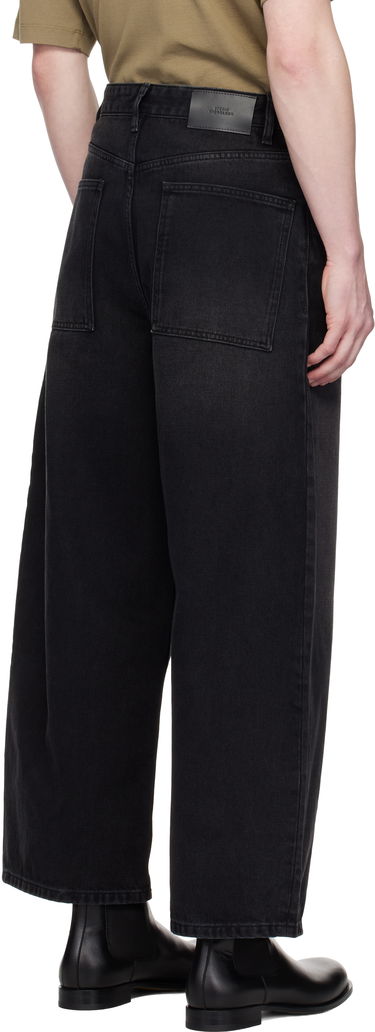 Džínsy Studio Nicholson Studio Nicholson Paolo Wide Leg Jeans Čierna | PAOLO SNM - 1023, 2