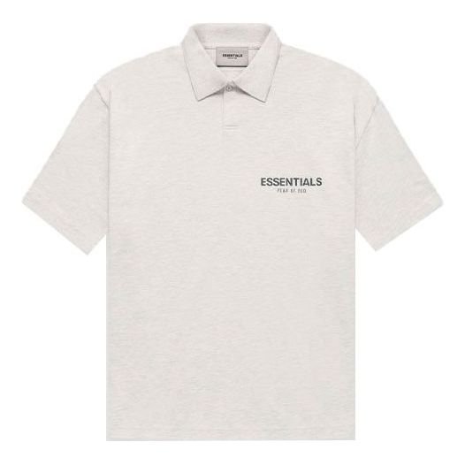 Polo tričko Fear of God Essentials Polo Shirt Šedá | FOG-FW21-594