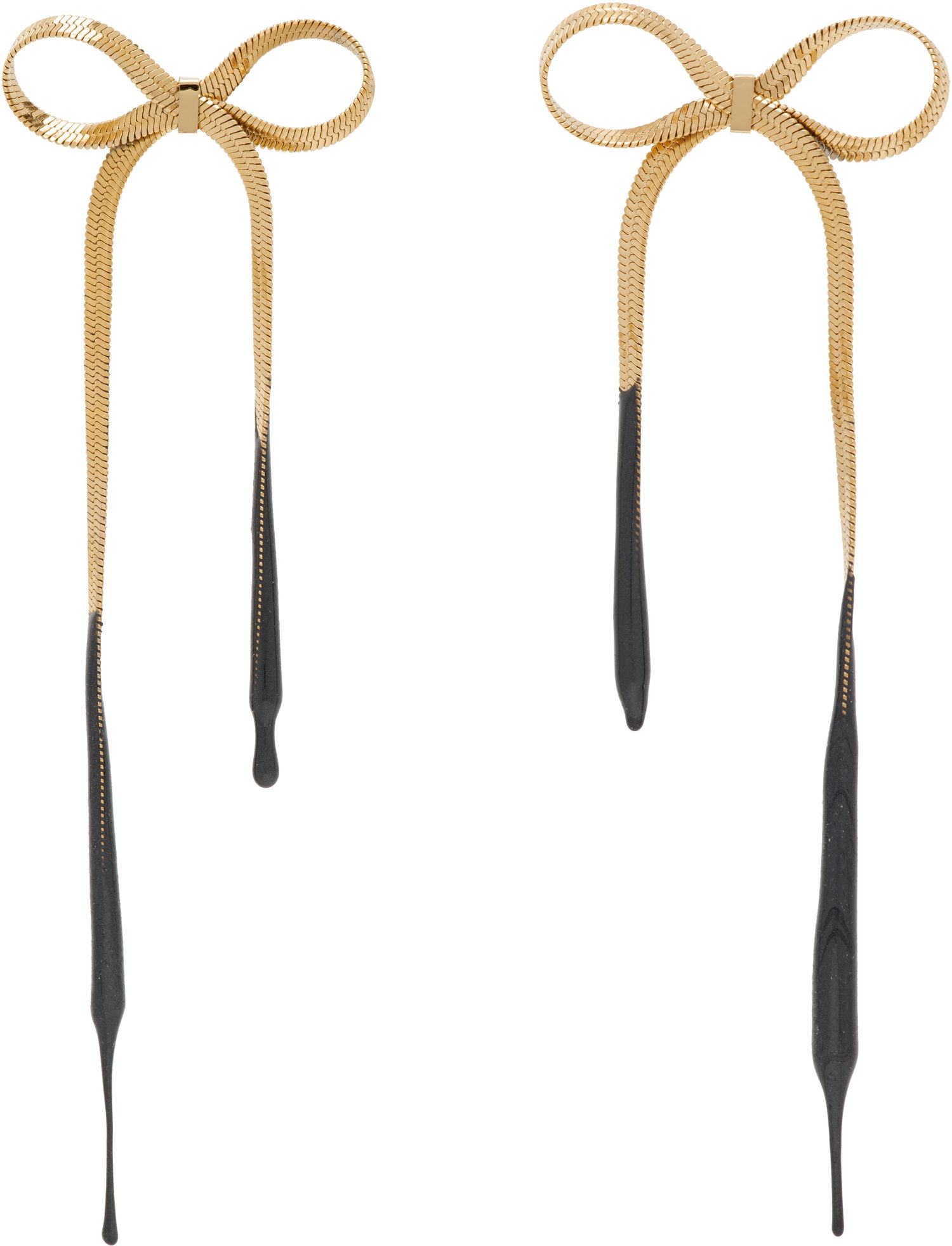 Náušnice Ottolinger Ottolinger Laced Bow Earrings Metalická | 12590032501, 0