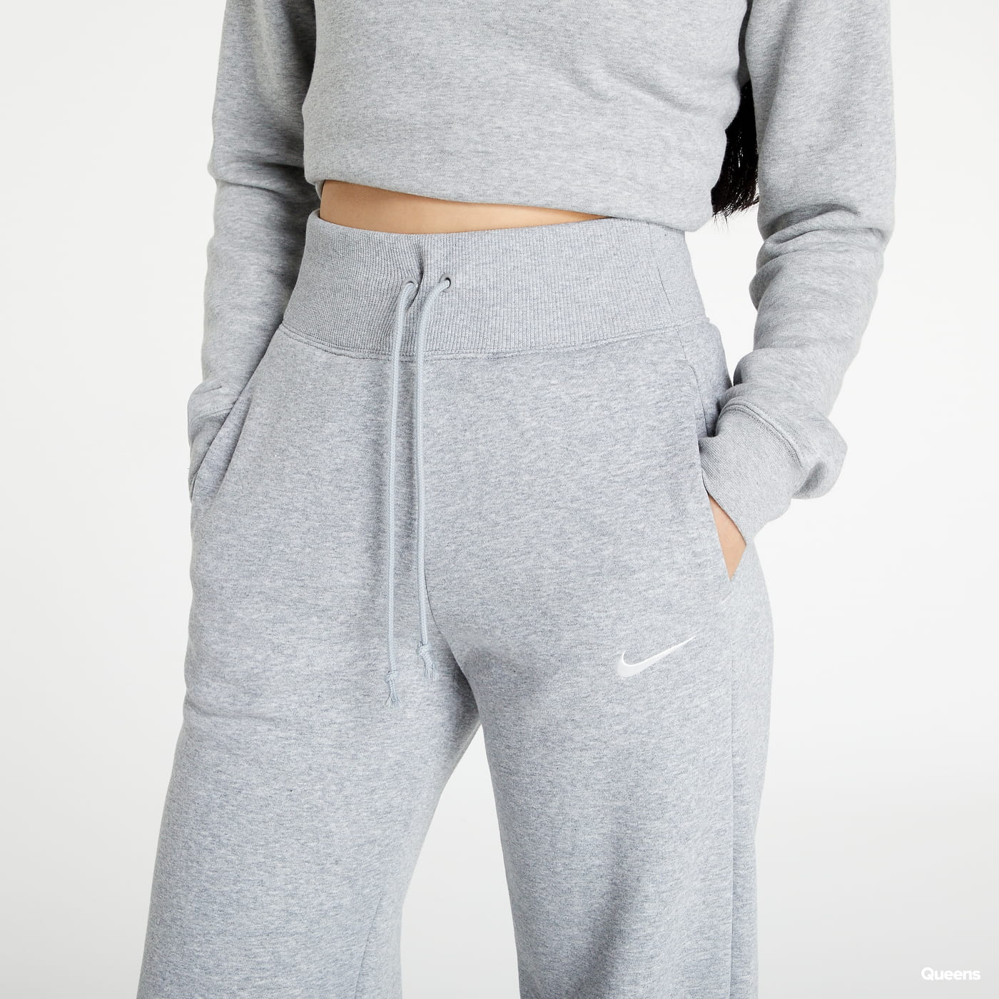 Tepláky Nike High-Rise Wide-Leg Pants Šedá | DQ5615-063, 1