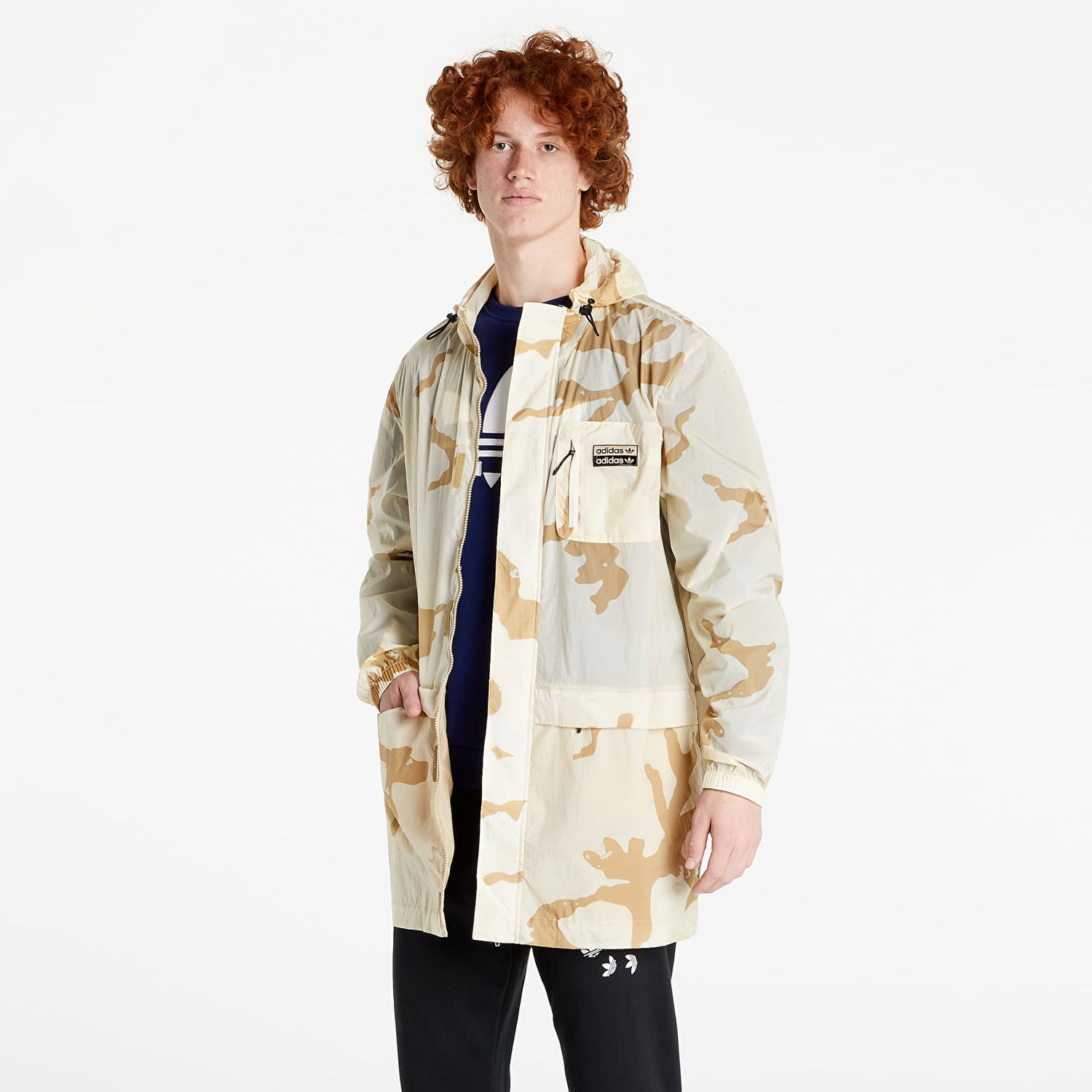 Vetrovka adidas Originals Longwind Aop Béžová | H11503, 0