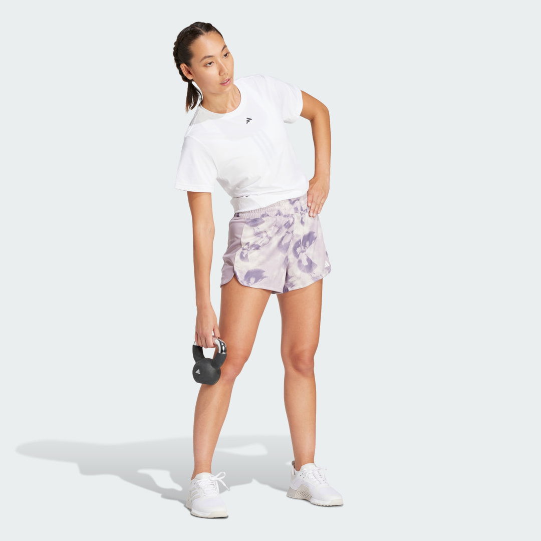 Pacer Essentials AOP Flower Tie-Dye Knit Shorts