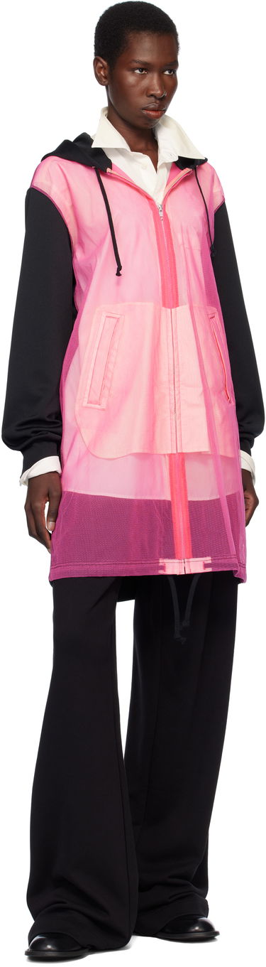 Mikina Comme des Garçons Homme Plus Thick & Tulle Zip-Up Hoodie Ružová | PO-T031-051, 3