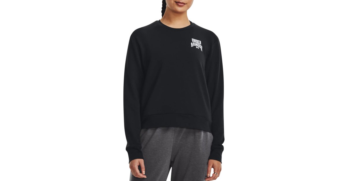Mikina Under Armour Rival Terry Graphic Sweatshirt Čierna | 1379477-001, 1