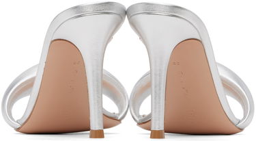 Tenisky a topánky Gianvito Rossi Bijoux 85 Leather Heeled Sandals Metalická | G18550-85RIC-NPS, 1