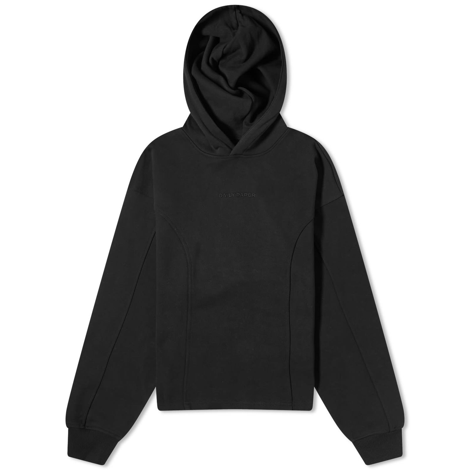 Mikina DAILY PAPER Zoe Open Back Hoodie Čierna | 2411070, 0