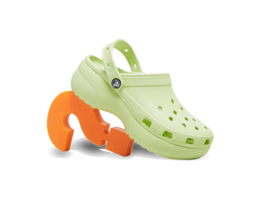 Tenisky a topánky Crocs Classic Platform Clog Zelené | 206750335