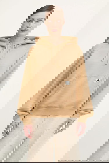 Mikina Carhartt WIP Plain Hooded Hudson Hoodie Béžová | I035137.07E5F, 0