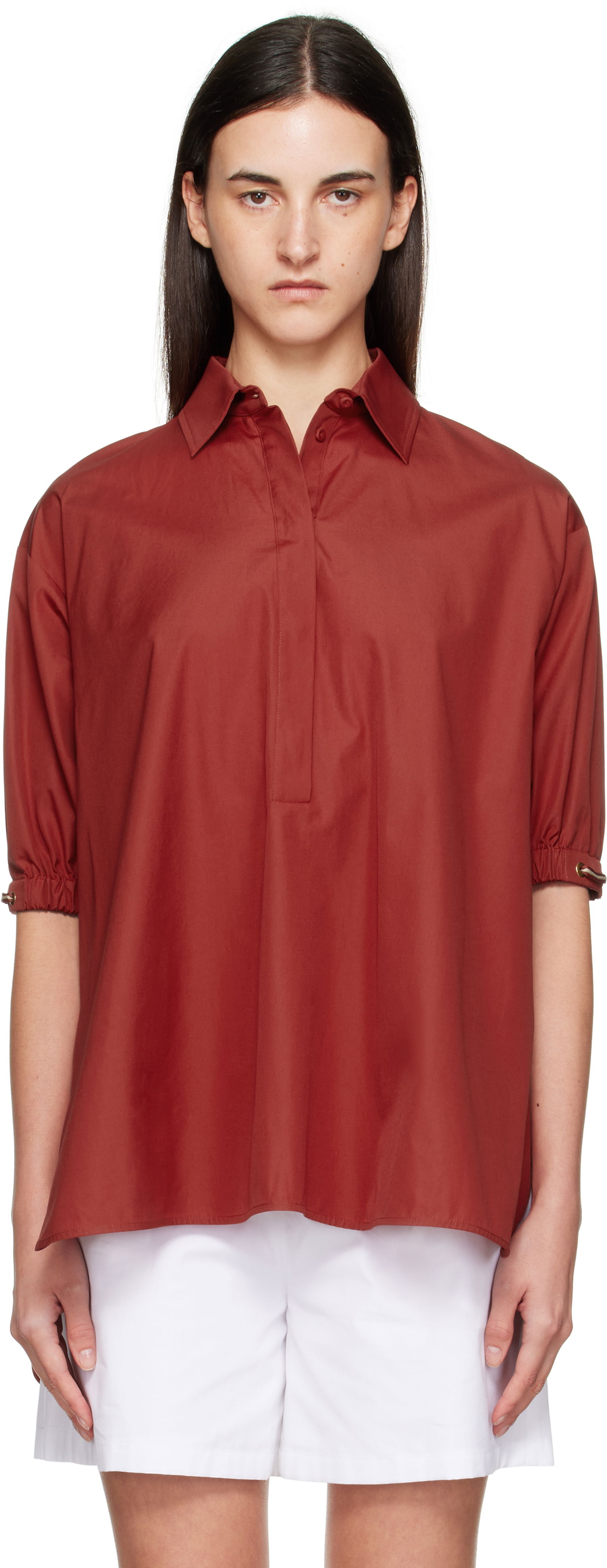 Košeľa Max Mara Max Mara Teano Shirt Červená | 2511191052600, 0