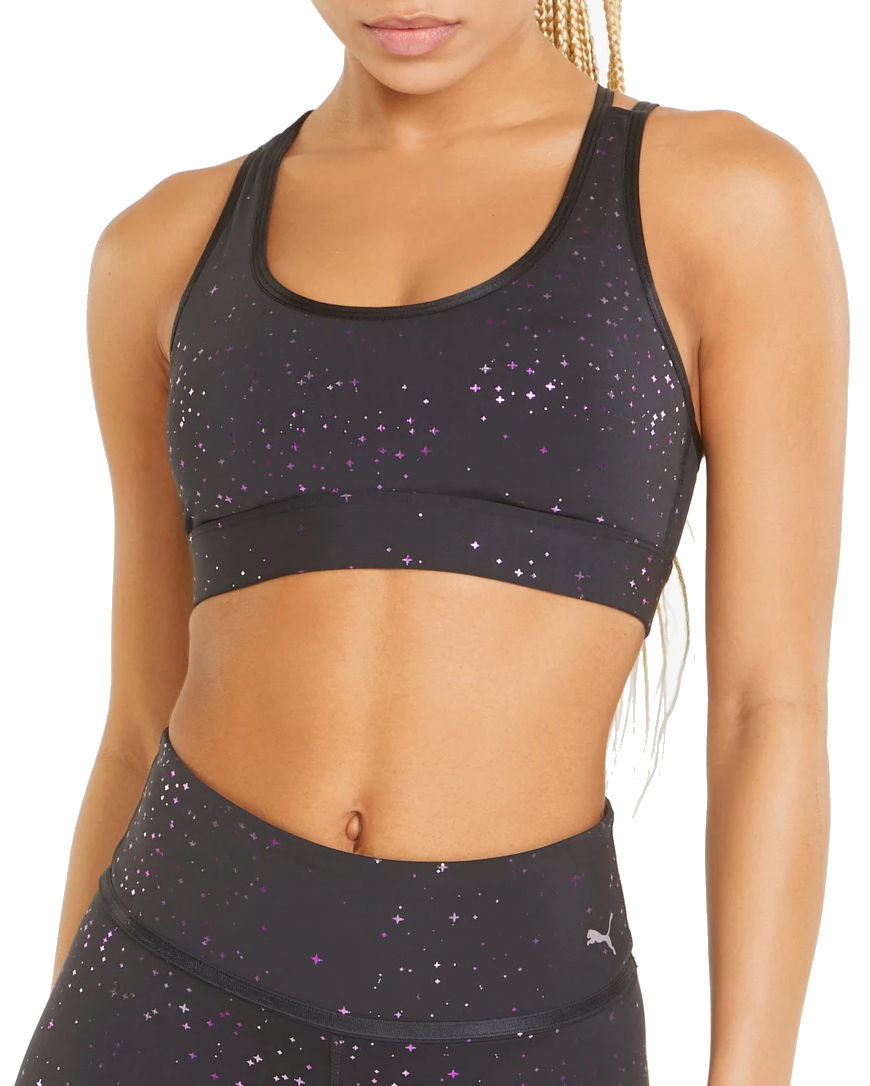 Stardust Mid Impact Printed Sports Bra